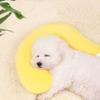 Pet Little Pillow U-Shaped Neck Protector Sleeping Pillow Deep Sleep Puppy Kitten Moon Pillow Soft Fluffy Pillow Pet Supplies