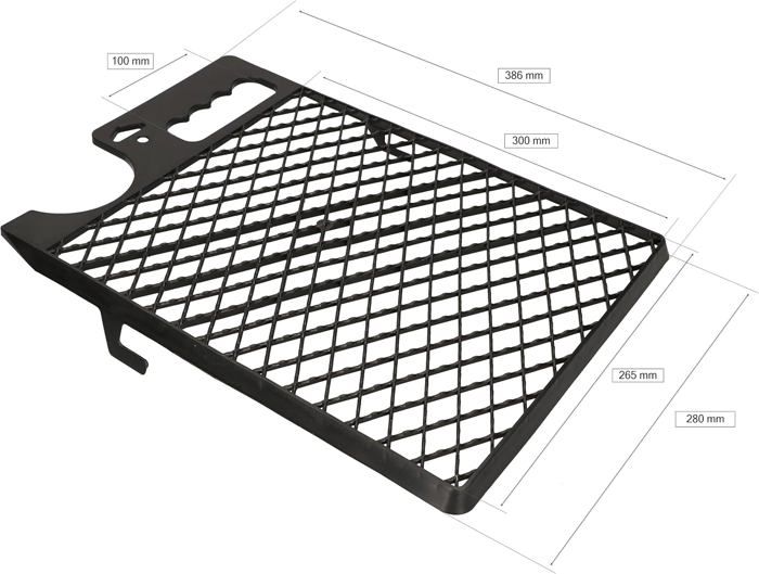 Paint Grid - Kotarbau - 265 X 300 Mm - Black - For Paint Rollers - Durable
