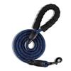 Reflective Dog Leash With Comfortable Padded Handle - Double Heavy Duty Traction Rope For Strong Dogs - Enhance Safety And Contr