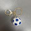 Keychain Pendant, Football Design Key Ring with Lobster Clasp, Thickened Metal Keychain for Backpack Bag Handbag