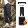 CAMEL Men's Wang Junkai Collection Water-Repellent Fleece-Lined Cargo Soft Shell Pants