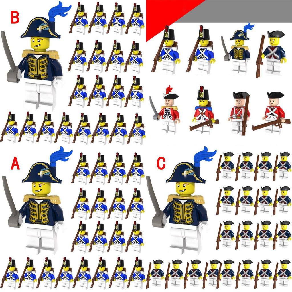 21pcs Imperial Navy Mini Figurine Bricks Model Set Diy Building Blocks Kit For Children