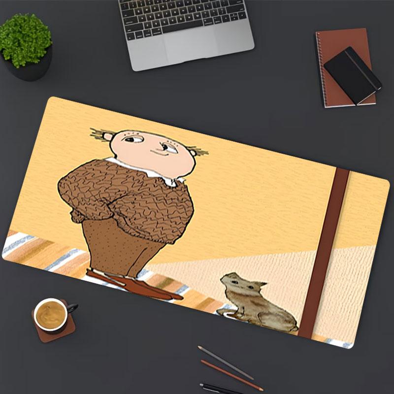 Alfons Aberg Print Mouse Pad, for Keyboard Pad Laptop PC Mat for Office Home Use, Desk Decor, Perfect Birthday Gift for Gamers