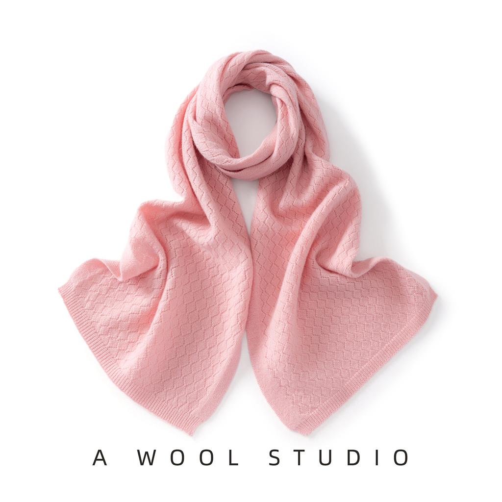 Women 100% Pure Wool Cable Knit Oversized Scarf Winter Warm Soft Stylish Versatile Lightweight Breathable Cold Weather Accessory