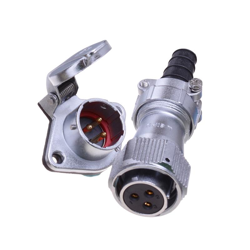 WEIPU WY20 TI ZM ZI Z M20 Power Cable Connector 2 3 4 5 6 7 8 9 12 15 Pin Aviation Female Male Plug Nut Panel Docking Socket