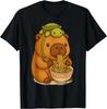 Capybara Funny Graphic Kawaii Ramen Kids Boys Girls Teens T-Shirt Unisex T-Shirt
