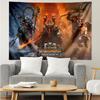 Total-War Print Tapestry, Backdrop, Easy Setup, Ideal for Bedroom, Office & Living Room, with Aesthetic Wall Hanging Decor.