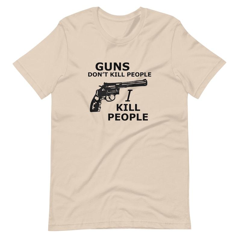 Guns Dont Kill People 90s Movie Golf BossClassic Funny Shooter Mcgavin Golf Championship Sand Man Adult Printed Tshirt Tops