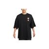 Nike T Shirts Men's Black Crew Neck Moderate Straight Fit FB9808-010