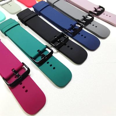 Pasek do zegarka 20/22 mm dla Garmin Forerunner 570 165 265 255 Silikonowa bransoleta dla Vivoactive 6 5 4/Venu 3 2/2plus Wodoodporny pasek