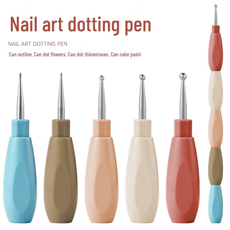Nail Art Dotting & Liner Pen - Creative Splicable Design for Flowers & Patterns