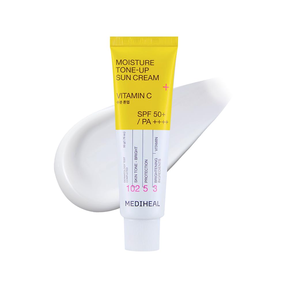 MEDIHEAL OFFICIAL Moisture Sun Cream Vitamin C Sunscreen Tone-up