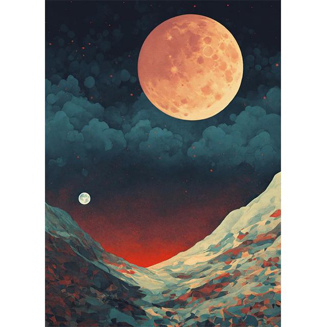 

Abstract Sun Scenery Back Desert Ocean Prints Poster Canvas Painting Modern Wall Art Pictures For Living Room Bedroom Home Decor 21x30cm No Framed