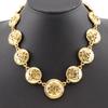 Chanel COCO Mark Necklace Matelasse Vintage Plated Gold 100g Women Used