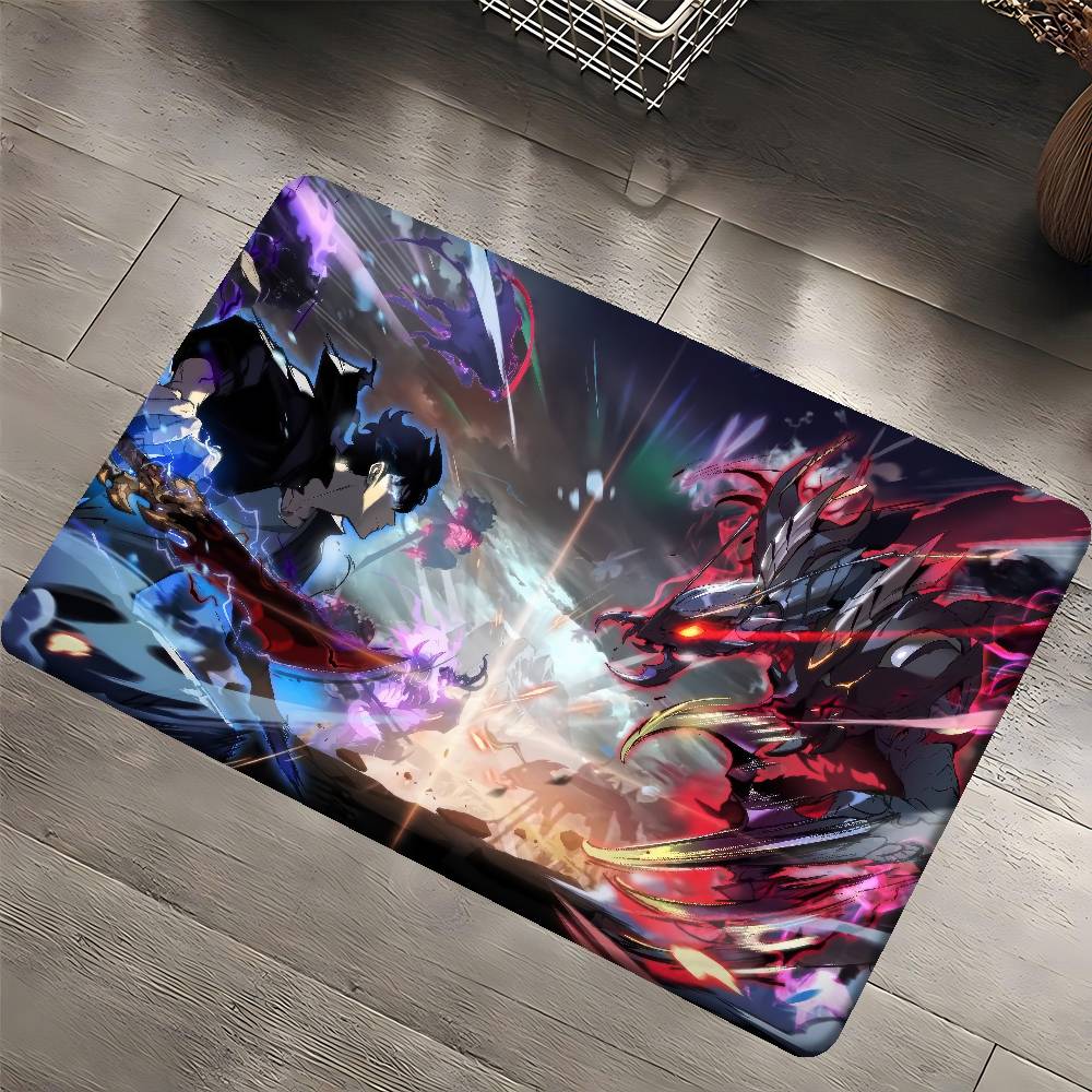 

S-Solo Leveling Floor Mat Retro Multiple Choice Living Room Kitchen Rug Non-Slip Modern Home Decor 40x60 cm