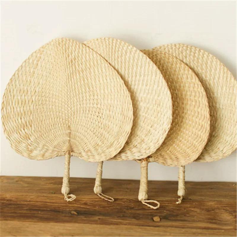 Traditional Handmade Woven Summer Fan, Banana Leaf Fan, Senior's Fan, Handmade Fan for Summer, Children's Fan