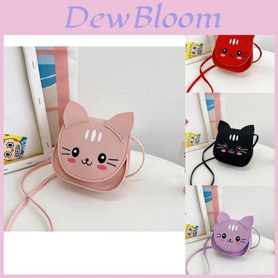 Adorable Mini Cartoon Cat Shoulder Bag For Girls Lightweight Fashionable Design