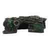Resin Fish Shrimp Hideout Caves Bark Shape Turtle Hiding Shelter Aquarium Hollow Tree Trunk  Fish