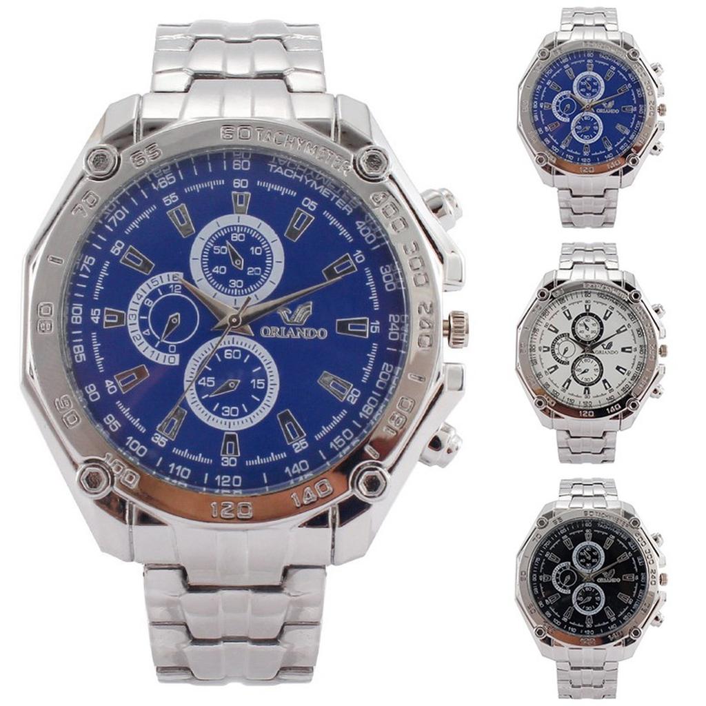 Men's Waterproof Luminous Running Alarm Clock Watch