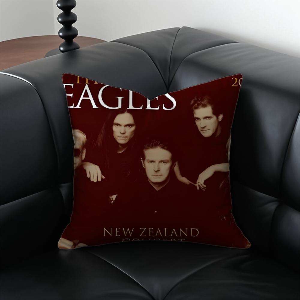 The EEagles Band Cushion Cover Pillow Case Antidustmite Invisible Zipper Silky Plush Cushion