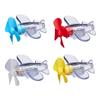 Fashion Small Airplane Car Decorations Warning Effect Wind Power Generation Mini Airplane LED Light Safe Riding