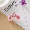1Pcs Baby Girls Children Shiny Crown Rhinestone Hairpins Princess Ribbon Bow Crystal Hair Clip Pearl Barrette Accessories