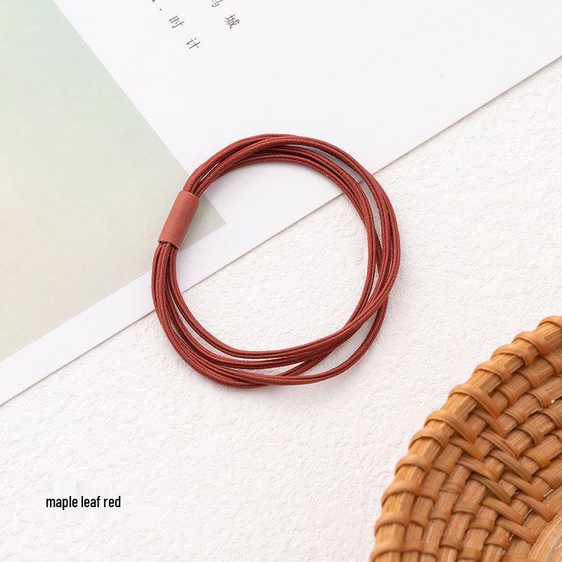 Korean Style High-Elastic Seamless Hair Tie for Ponytails