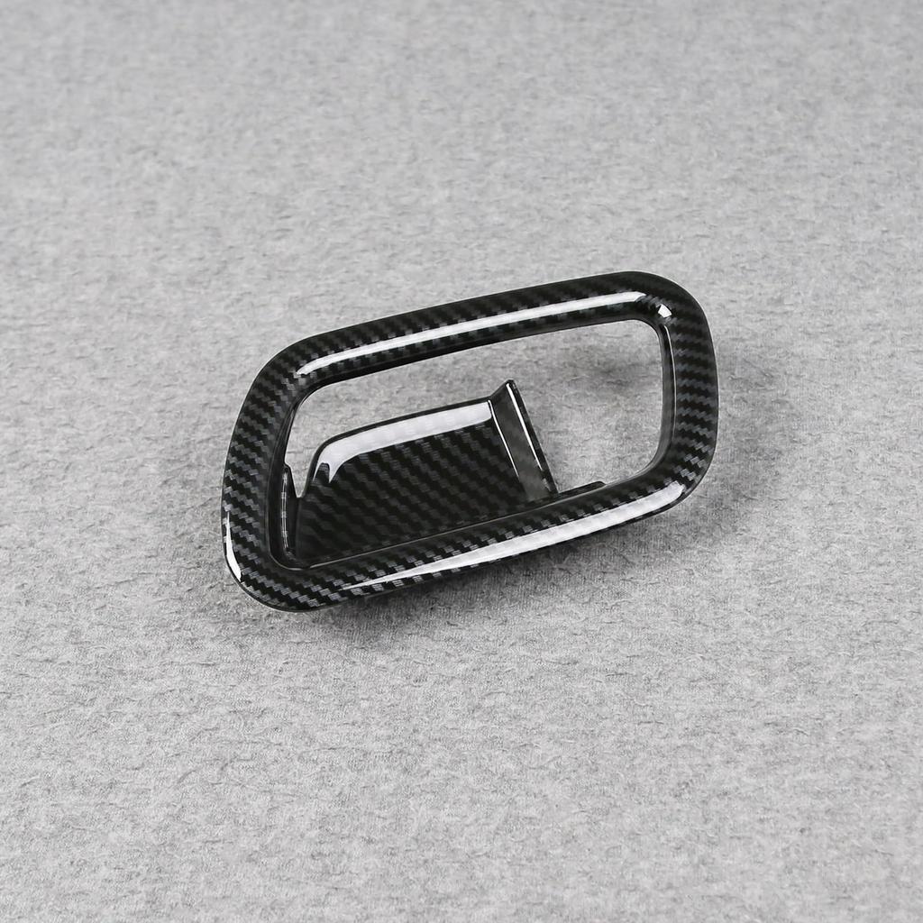 RUIQ Front and Rear Inner Door Handle Garnishes for the New Honda Freed GT Series Carbon Fiber (Black Finish)