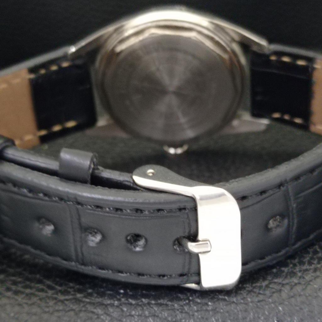 SWISS VINTAGE FAVRE LEUBA 101 SEA KING HAND-WINDING MENS WHITE WATCH A702005-5 R208-a702005