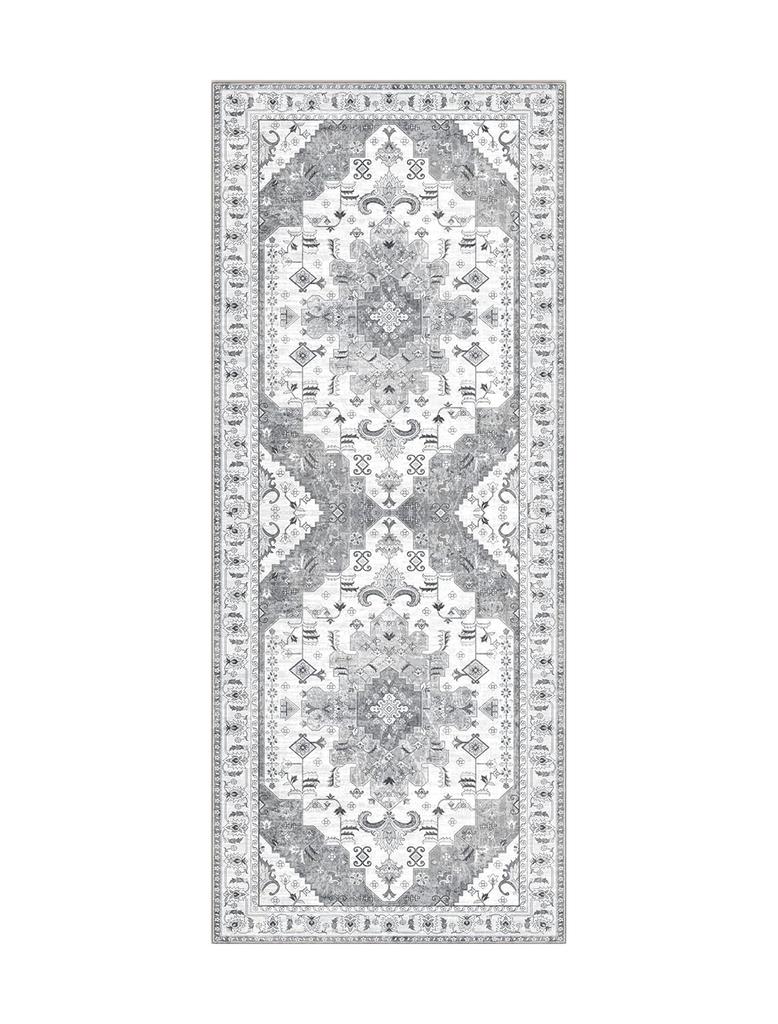 Bohemian Style Runner Rug Retro Light Luxury Kitchen Carpets Fashionable Creative  Machine Washable Non-slip Corridor Mats Tapis