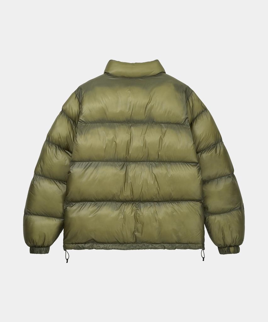Lettercomo D-Shell Cross Puffer Padded Jacket Olive