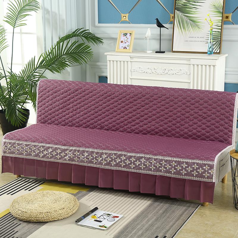 Universal Stretch  Sofa Bed Cover Couch Covers Armless Sofa Cover Washable  Elastic Folding Furniture Sofa Bed Covers