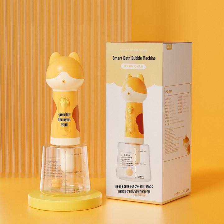 

Машинка для создания пенной ванны для домашних животных, собак и кошек Yellow