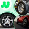 Car Tire Valve Caps 4 PiecesWeather Resistant UV Protection Gadget Tire Stem Valve Caps For Automotive Vehicle Night Outdoor