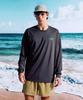 Leijibi [Set] Dry-Cooling Oversized Long Sleeve Rash Guard + Swimsuit Shorts Set W (6 Colors) (A Type)