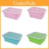 Silicone Food Storage Container With Foldable Design For Refrigerator Organization And Freshness