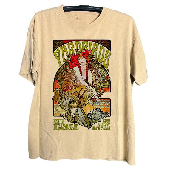 

Yardbirds Band James Gang Mentor 1968 Concert Full Size S-5XL SS616 Unisex T-Shirt S