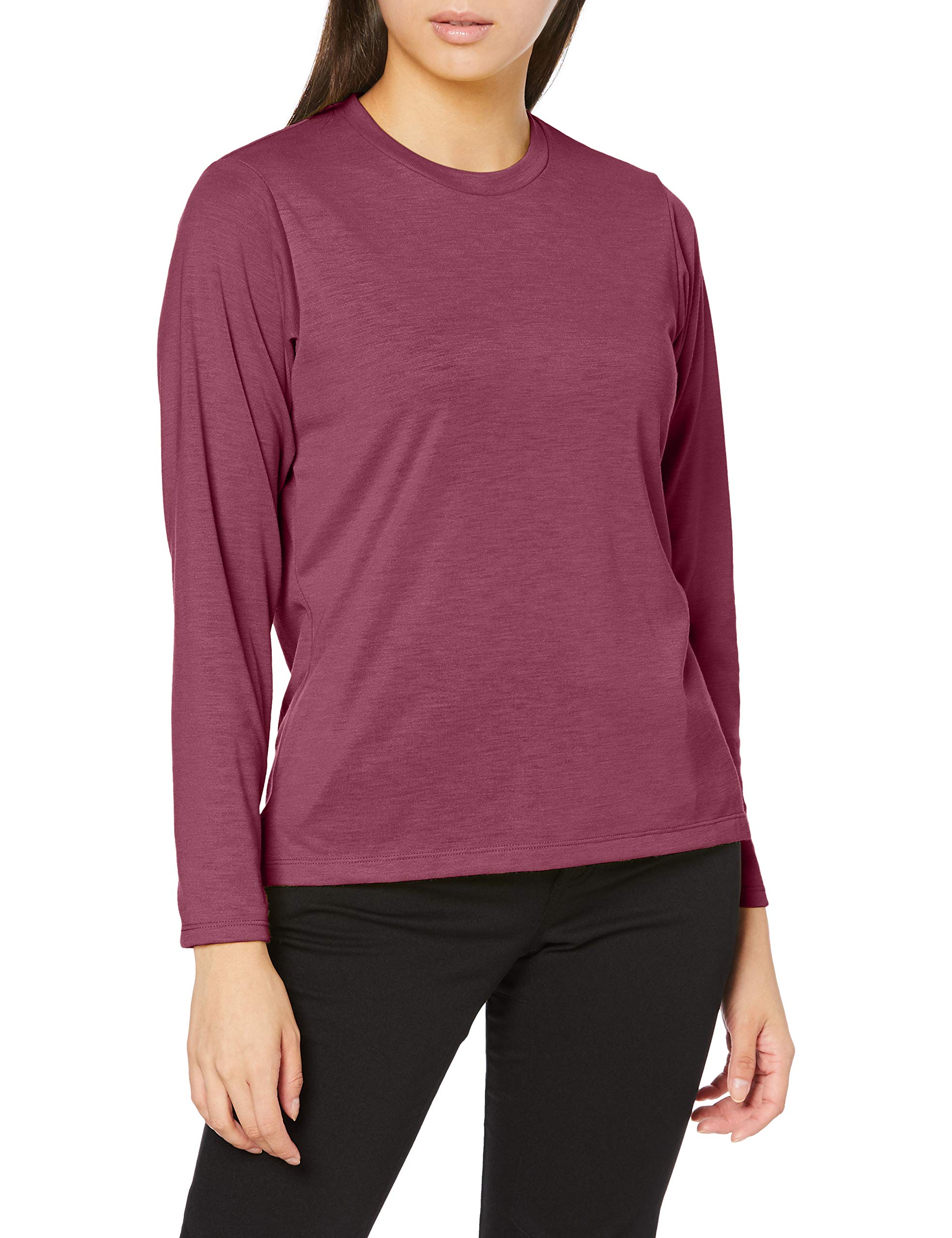 

Mizuno Wool Stretch Crew Neck Outdoor Travel Go to by Tawny Port Size M Women s Wear, B2MA0741, Red, (Japan)