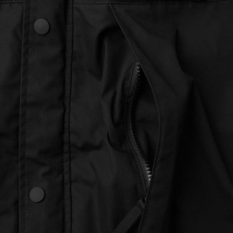 Timberland Solid Color Hooded Water-Resistant Casual Jacket Men jackets Black A26P2-001