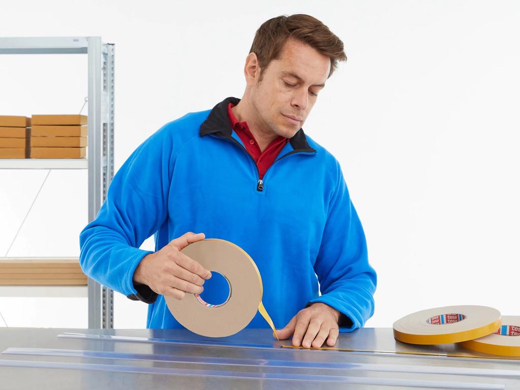 Tesa Self-Adhesive Plastering Tape UV Resistant Protective Blue 50mm X 25m