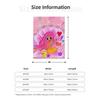 Custom Mermaid Bichota Season Karol G Blanket 3D Print Soft Flannel Fleece Warm Throw Blankets for Home Bed Sofa Quilt