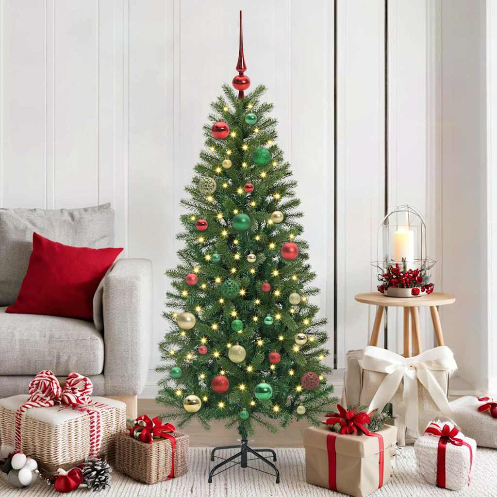 Christmas Ornament Set with 150 LEDs 61 pcs Multicolor Plastic