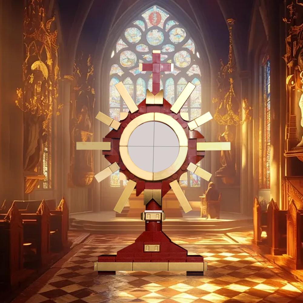 Gobricks MOC-218086 Monstrance Bricks Model Toy Gift