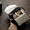 Brocade Plum Blossom Embroidery Tea Cozies Traditional Tea Cozy for Teapot Portable Bag Travel Storage Bags Drinkware Teaware