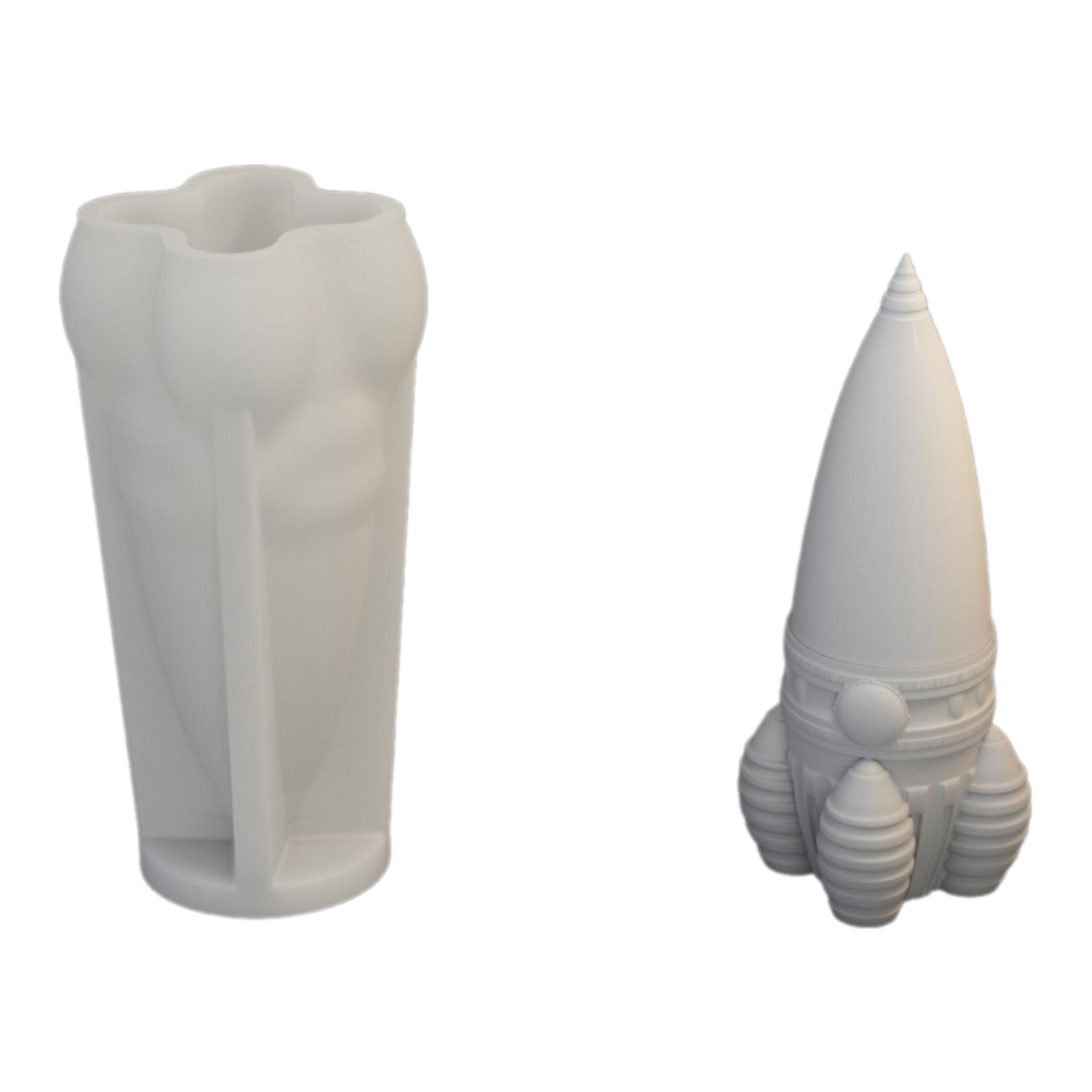 

Силиконовая форма для фигурки Луны и космоса, простая в использовании силиконовая форма для изготовления космонавтических поделок, украшение для стола 2