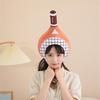 Funny Adult Stuffed Tennis Racket Shape Hat Christmas Headwear Women Teen Carnivals Party Gift Birthday Christmas Hat