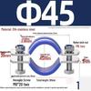 304 Stainless Steel Pipe Clamp: Thickened Clamp for Electric Pole Bracket