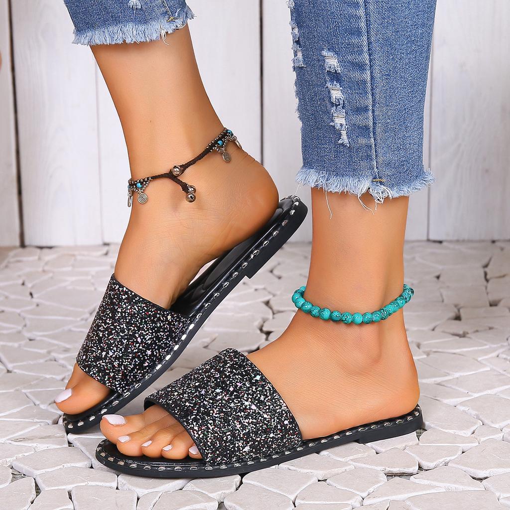 Sommer Neue Mode Damen Hausschuhe Offene Zehen Flache Strandschuhe Damen Rom Outdoor Hausschuhe Damen Zapatos Mujer Pantoletten