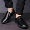 Mode Leder Herren Freizeitschuhe Handgefertigt Leicht Herren Slipper Atmungsaktiv Bequem Laufschuhe Slipper Fahrschuhe