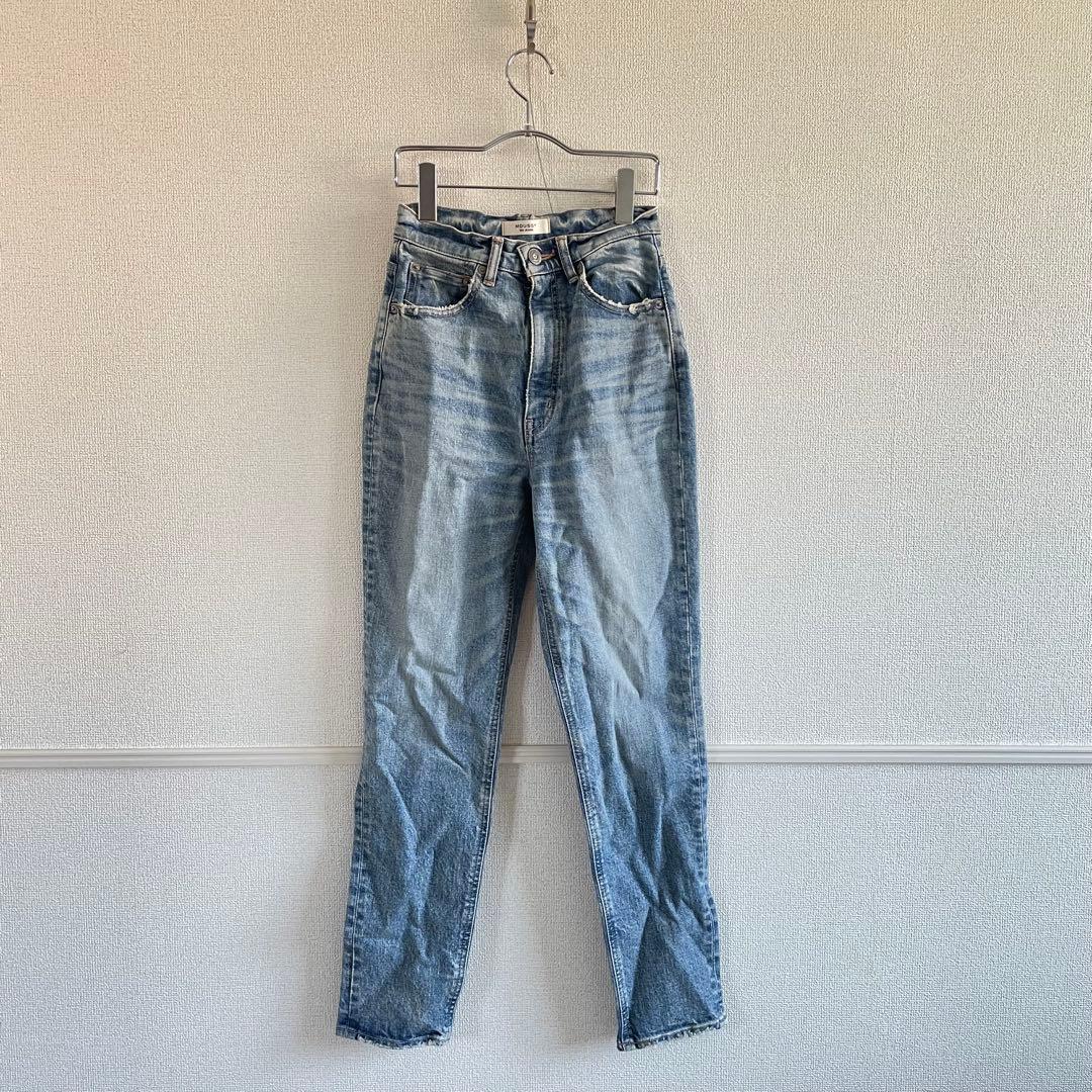 MOUSSY Straight Denim 25 Inch Pants Jeans